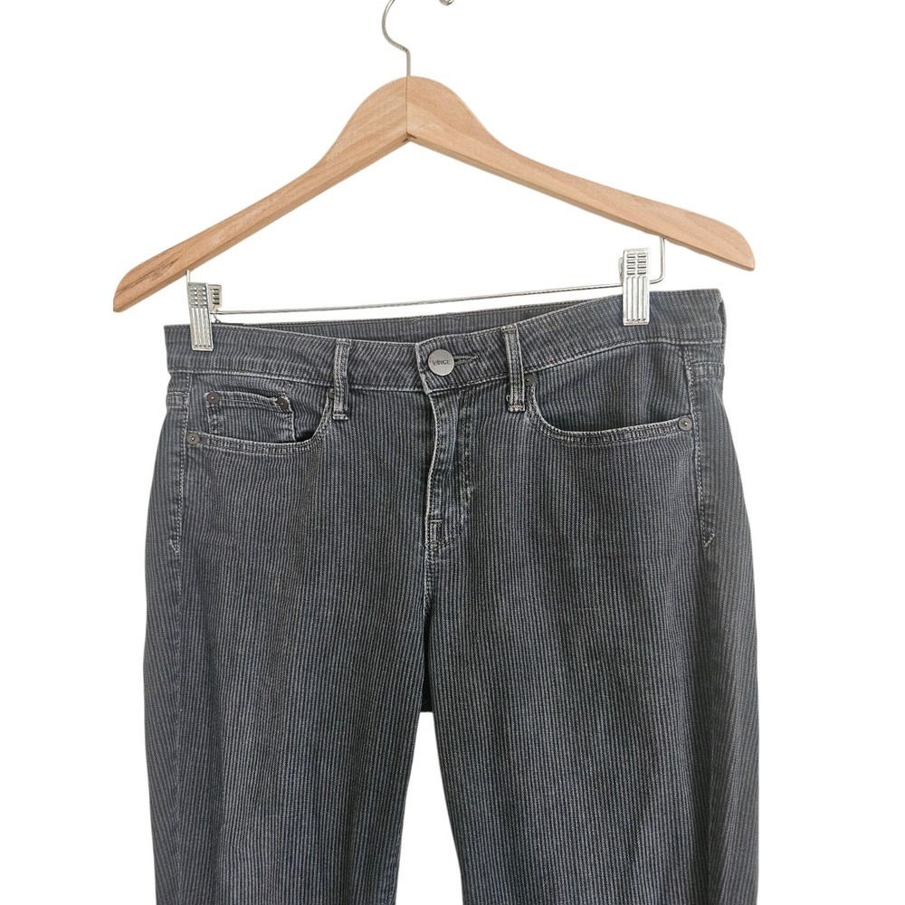 Vince Riley Skinny Pinstripe Jeans Wilshire Wash Quiet Luxury Urban Size 28 - Picture 3 of 10